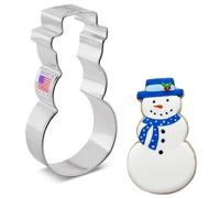 Ann Clark Snowman with Hat Cookie Cutter, 10.2 cm Made in USA
