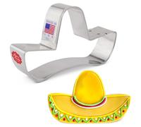 Ann Clark Sombrero Cookie Cutter for Mexican Fiesta/Cinco de Mayo, 10.8 cm Made in USA