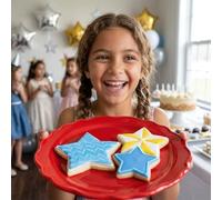 Ann Clark Star Cookie Cutters 3-Pc. Set Made in the USA, 4", 3.25", 2.75" Shapes