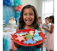 Ann Clark Under the Sea Cookie Cutters 7-Pc. (Seashell, Starfish, Shark, Turtle and More) Made in USA