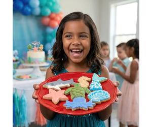 Ann Clark Under the Sea Cookie Cutters 7-Pc. (Seashell, Starfish, Shark, Turtle and More) Made in USA