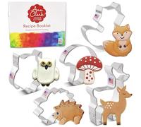 Ann Clark Woodland Cookie Cutters 5-Pc. Set Made in USA