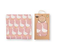 Ann Sang Breathable 100% Cotton Muslin Blanket Baby Sleeping Wrap (C)
