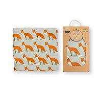 Ann Sang Breathable 100% Cotton Muslin Blanket Baby Sleeping Wrap (D)