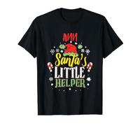 Ann Santa's Little Helper Ann Christmas Name Value Graphic T-Shirt