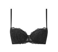 Ann Summers 2 Pack Sexy Lace Padded Balcony Bra, Fuller Bust DD+, A-G Cup, Curve-Enhancing Womens Underwear with Push-Up Cups, Underwire Support & Removable Pads Black Multipack Bra