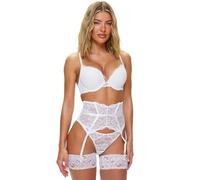 Ann Summers - 2 Pack - Sexy Lace Plunge Bra for Women with Underwire Padded Cups - Push up - Padded - Multipack Bra