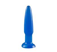 Ann Summers Booty Blue Beginners Butt Plug with Suction Cup Base Dark Blue