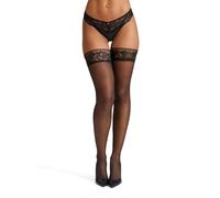Ann Summers Bridal Fishnet Hold Ups, Seamed Hold Ups, Silicone Strips, Stay In Place Stockings, Black Stockings For Women