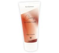 Ann Summers Cherry Flavoured Lube (100ml) - Edible Water Based Lube for Oral Pleasure - Vegan-Friendly, Sugar-Free Water Based Lubricant Gel for Smooth Glide - Skin-Kind Lubricants & Licks