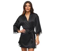 Ann Summers Cherryann Sustainable Robe Black