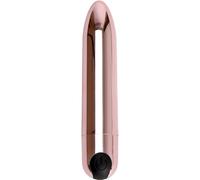 Ann Summers Classic Bullet 10 Function Waterproof Vibrator Gold | USB Rechargeable Sex Toy. Tapered Tip Clitoris Stimulator. 3 Increasing Speed Settings & 7 Vibration Patterns.