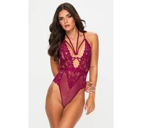 Ann Summers Women's Confession Crotchless Body in Red | Size: XL Ann Summers Red XL