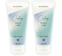 Ann Summers Cooling Tingle Lube (100ml) - Vegan-Friendly Water Based Lube for ICY Sensation & Heightened Pleasure - Long-Lasting Water Based Lubricant Gel for Comfort & Glide (Pack of 2)