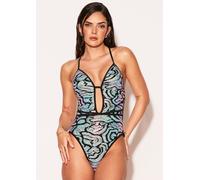 Ann Summers Dark Water Retreat Swimsuit, Multi 6