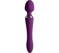 Ann Summers Dual Wand Vibrator, 2-in-1 Vibrator, Rechargeable with 20 Functions for Internal and External Stimulation, Made from Silicone - Adult Sex Toy - Purple