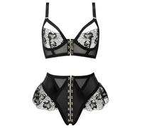 Ann Summers Ecstatic Crotchless Set Black