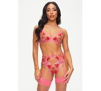 Ann Summers Heart Bouquet Non Padded Plunge Bra, Bright Pink 32A