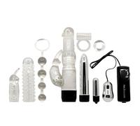 Ann Summers His 'n' Hers Couples Weekend Toy Set, 9-Piece Pleasure Kit with Classic Vibrator, Rabbit & Sleeve, Mini Bullet, Anal Beads, Cock Rings, Textured Sleeve & Vibrating Egg - Adult Sex Toy