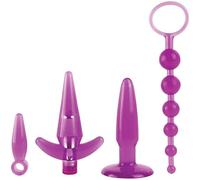 Ann Summers Intro to Anal Pleasure Waterproof 4 Piece Sex Toy Set Purple
