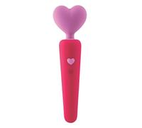 Ann Summers Lover’s Heart Massage Wand - Rechargeable Vibrating Massager with Heart-Shaped Tip & LED Control Button - Waterproof Silicone Sex Toy with 10 Functions