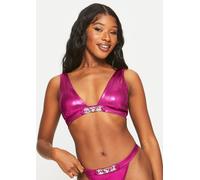 Ann Summers Maldives Soft Bikini Top, Bright Pink 14