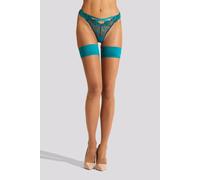 Ann Summers Plain Top Hold Ups In Green Green M