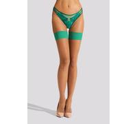 Ann Summers Plain Top Hold Ups In Green Green M