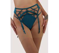 Ann Summers Playful Promises Ramona Strap Mesh Suspender, Teal 8