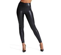 Ann Summers PU Seamed Leather Look Leggings for Women - High-Waisted Faux Leather Leggings with Seam Detail & Fleece Lining - Stylish, Sculpting & Comfortable Fit