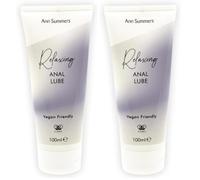 Ann Summers Relaxing Anal Lube 100ml Hybrid Silicone and Water Based Gel (Pack of 2)