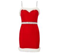 Ann Summers - Santa Baby Dress - Bedroom Play, Sexy Outfit for Women and Couples, Christmas Outfit, Santa Roleplay - Red