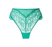 Ann Summers Sexy Lace High Waist Brazilian Knickers for Women Stylish and Comfortable Womens Underwear with Mesh Panels & Brazilian Cut Back, High-Rise Fit with Cotton Gusset Bright Green - Womens