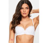 Ann Summers Sexy Lace Padded Balcony Bra, White 34C