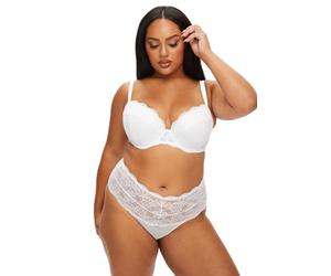 Ann Summers Sexy Lace Padded Plunge Bra Curve-Enhancing Womens Underwear with Padded Cups & Underwire, Removable Mini Pads for Smaller Sizes, Adjustable Straps