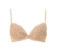 Ann Summers Sexy Lace Padded Plunge Bra, Fuller Bust DD+, A-G Cup, Curve-Enhancing Womens Underwear with Padded Cups & Underwire, Removable Mini Pads for Smaller Sizes, Adjustable Straps Light Beige