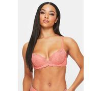 Ann Summers Sexy Lace Planet Underwired Padded Plunge Bra Natural