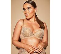 Ann Summers Sexy Lace Planet Underwired Plunge Bra Natural