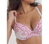 Ann Summers Sexy Lace Plunge Bra Wht/Pnk White/Pink 34E