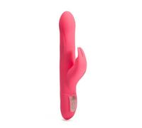 Ann Summers Slim Silicone Rotating Bead Rabbit Vibrator Pink | USB Rechargeable Sex Toy. Dual Stimulation G-Spot & Rabbit Ears. 13 Functions. Splash-proof Rabbit Vibrator.