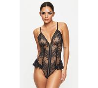 Ann Summers Taylor Crotchless Teddy, Size: Small, Black