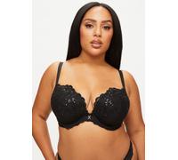 The Icon Fuller Bust DD+ Padded Plunge Black Ann Summers Black 34FF
