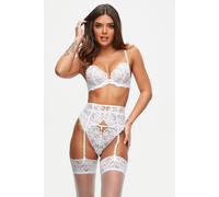 Ann Summers Women's The Icon Waspie in White | Size: Large Ann Summers White L