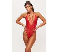 Ann Summers The Obsession Crotchless Body In Red Red XXL
