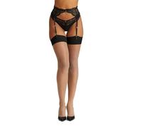 Ann Summers Valentines Plain Top Seamed Stockings, Seamed Hold Ups, Silicone Strips, Stay In Place Stockings, Black Stockings For Women
