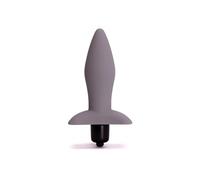 Ann Summers Vibrating Silicone Butt Plug with Removable Bullet Light Grey