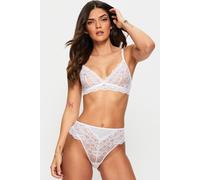 Ann Summers Women's Bridal Sexy Lace High Waisted Brazilian in White | Size: 18 Ann Summers White 18
