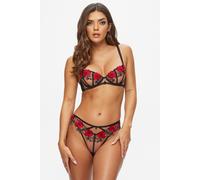 Ann Summers Women's Caged Rose Brazilian | Size: 18 Ann Summers Multicolor 18