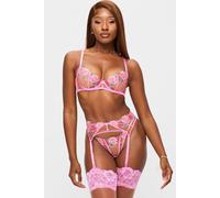 Ann Summers Women's Caged Rose Non Padded Balcony Bra in Pale Pink | Size: 34A Ann Summers Pale Pink 34A
