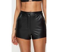 Ann Summers Women's Plain PU Shorts in Black | Size: Large Ann Summers Black L